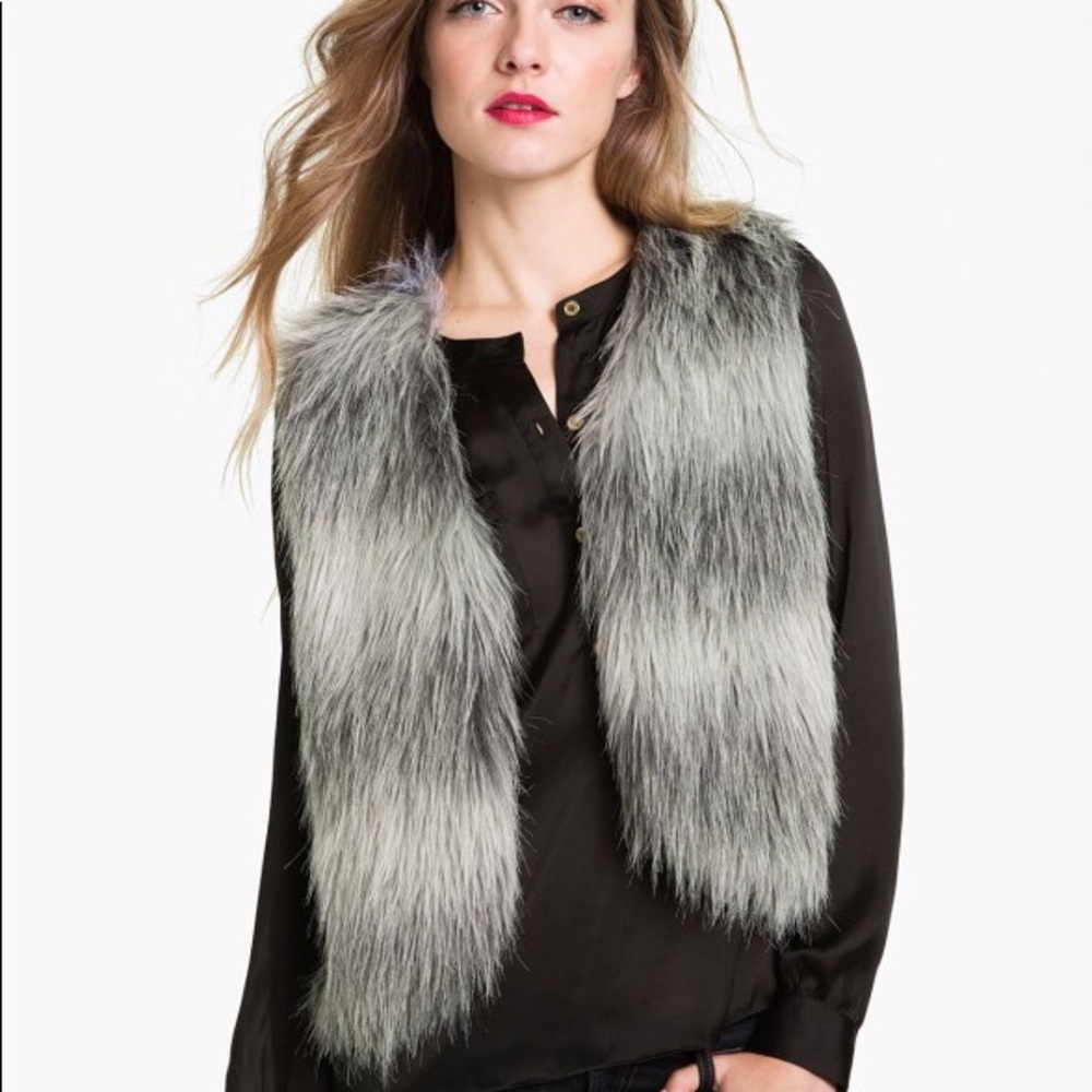 Nordstrom Cassandra faux fur vest